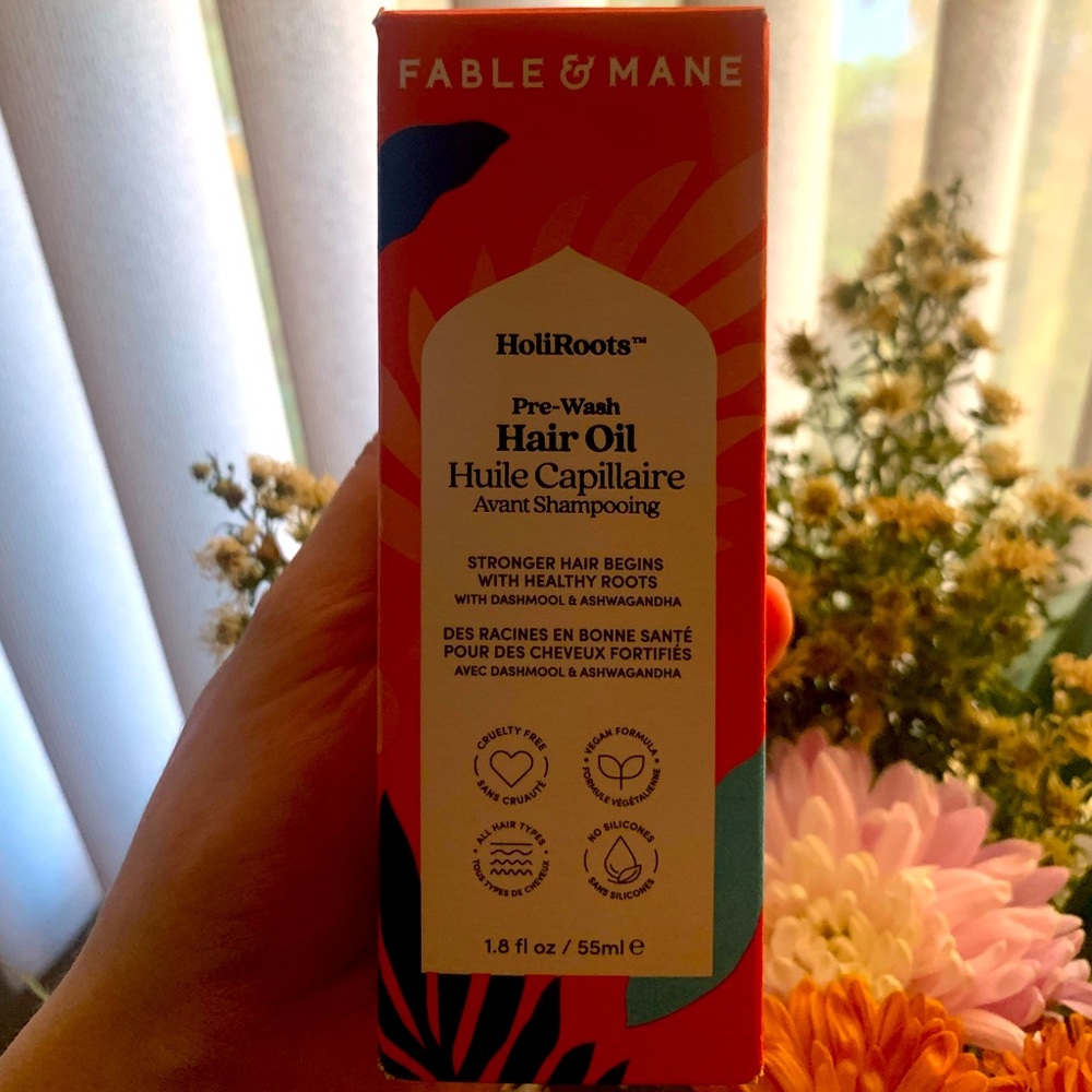 Fable and Mane large bottle Pre-wash scalp oil